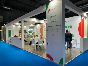 Stand de Quinorgan en Lineapelle 2026, Pabellón 22 Milán